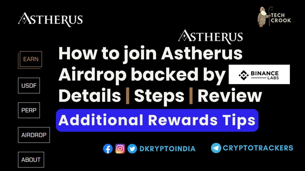 How to join Astherus airdrop steps