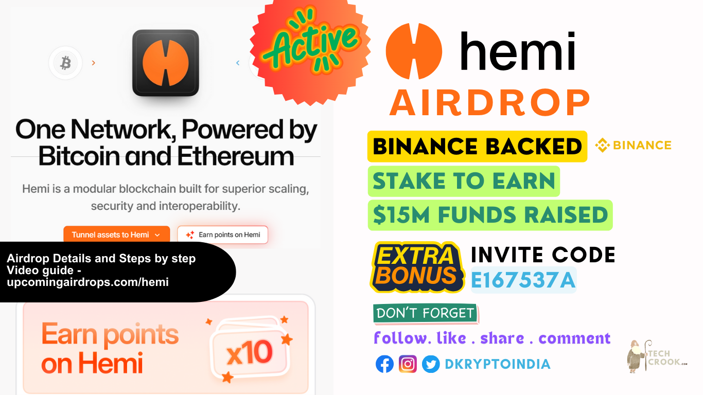 Hemi airdrop step by step guide