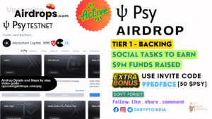 Psy token testnet airdrop