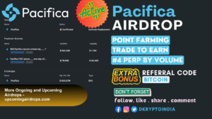 Join Pacifica Airdrop steps to maximize point